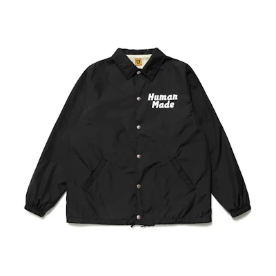 HUMAN MADE FW22 Polar Bear Print Windbreaker Coach Jacket Unisex Long Sleeve. HM24JK002
