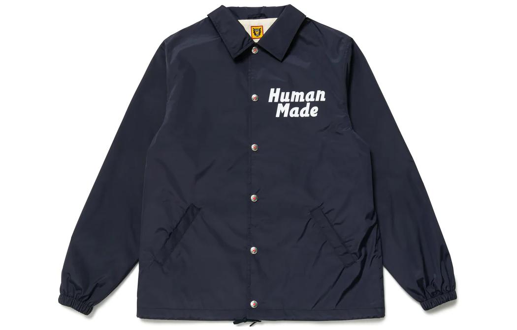 Order HUMAN MADE FW22 Jaket Coach Beruang Kutub Unisex Lengan Panjang. HM24JK002