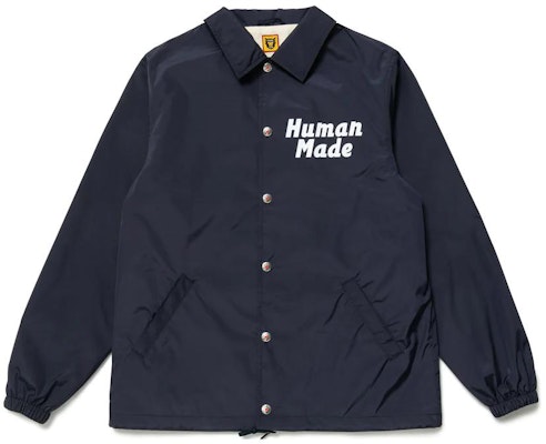 HUMAN MADE FW22 Jaket Coach Beruang Kutub Unisex Lengan Panjang. HM24JK002 Order HUMAN MADE FW22 Jaket Coach Beruang Kutub Unisex Lengan Panjang. HM24JK002