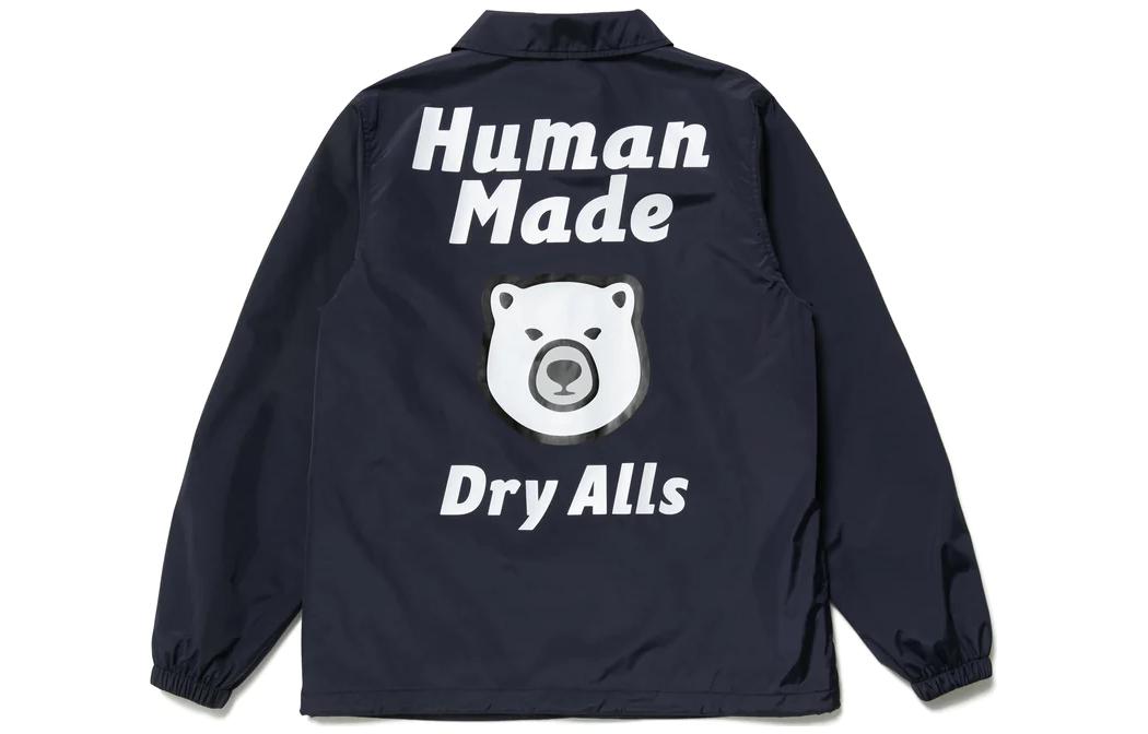 Lookbook HUMAN MADE FW22 Jaket Coach Beruang Kutub Unisex Lengan Panjang. HM24JK002