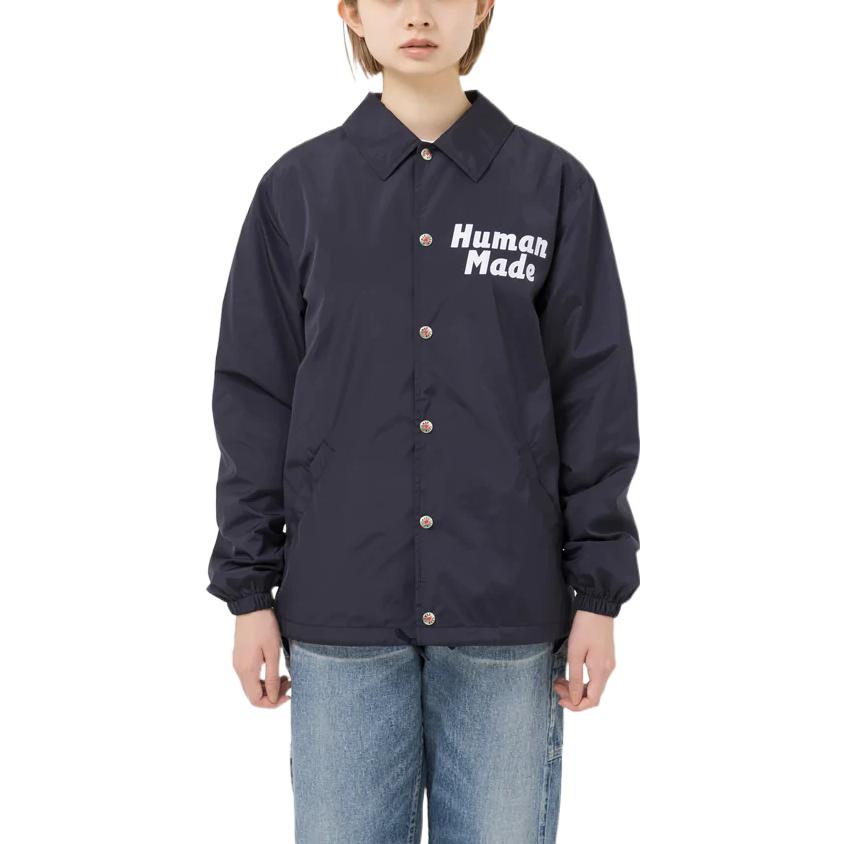 Purchase HUMAN MADE FW22 Jaket Coach Beruang Kutub Unisex Lengan Panjang. HM24JK002