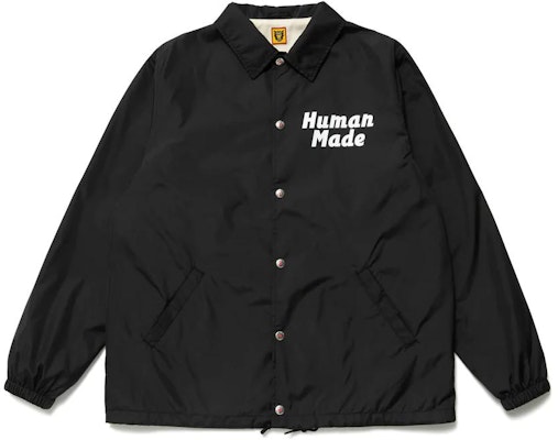 HUMAN MADE FW22 Jaket Coach Beruang Kutub Unisex Lengan Panjang. HM24JK002 Cheap HUMAN MADE FW22 Jaket Coach Beruang Kutub Unisex Lengan Panjang. HM24JK002