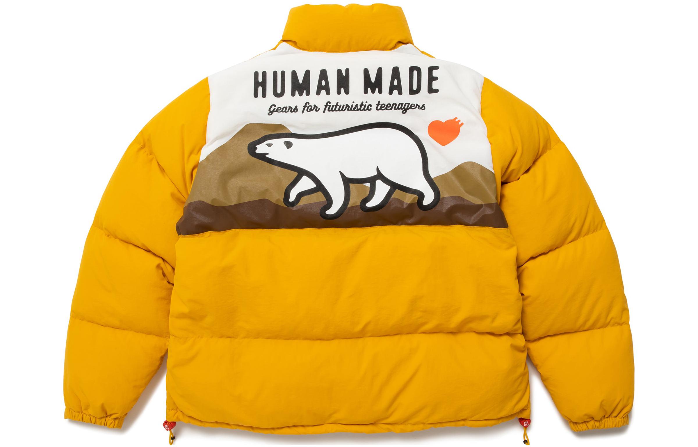 Lookbook HUMAN MADE FW22 北极熊绗缝羽绒外套 男女同款 HM24JK030