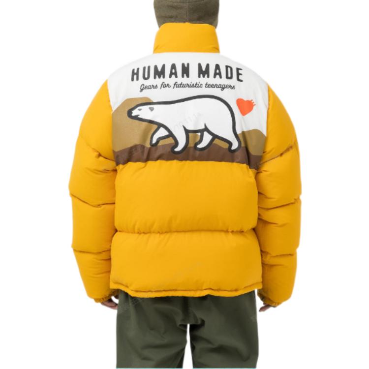 Sizing HUMAN MADE FW22 北极熊绗缝羽绒外套 男女同款 HM24JK030
