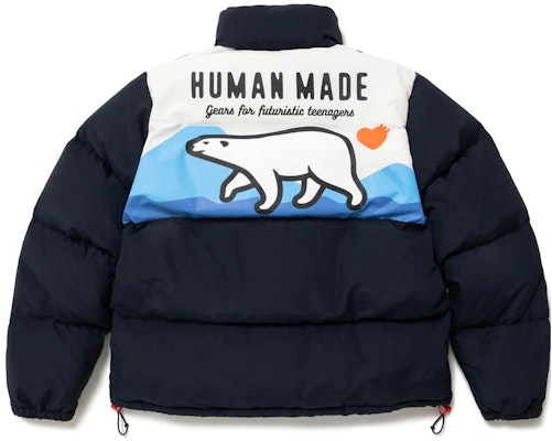 HUMAN MADE FW22 Polar Bear Quilted Down Jacket Unisex Jaket Tebal Unisex HM24JK030 2