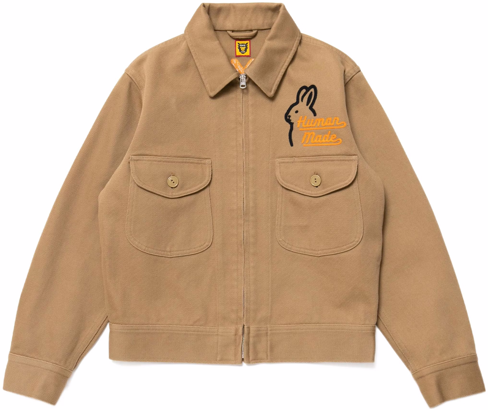 human-made-fw-22-rabbit-embroidery-zip-collar-jacket-unisex-new-year-edition-hm-24-jk-008