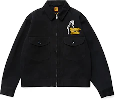 Order HUMAN MADE FW22兔子刺绣拉链领夹克 男女同款新年限定版 HM24JK008