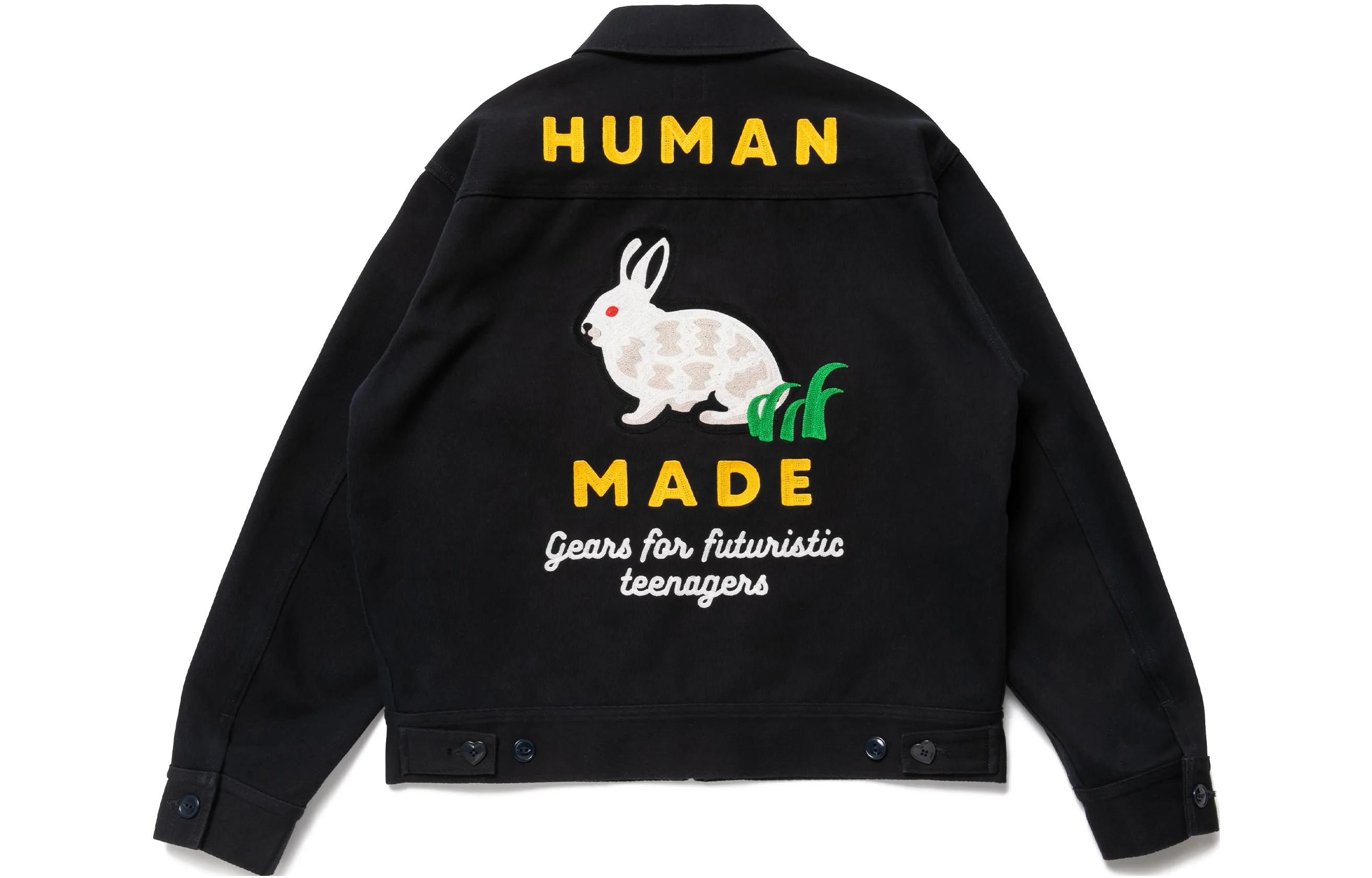 Lookbook HUMAN MADE FW22 Jaket Zip Kolar Sulaman Arnab Unisex Edisi Tahun Baru HM24JK008