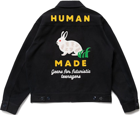 HUMAN MADE FW22 Jaket Zip Kolar Sulaman Arnab Unisex Edisi Tahun Baru HM24JK008 Lookbook HUMAN MADE FW22 Jaket Zip Kolar Sulaman Arnab Unisex Edisi Tahun Baru HM24JK008
