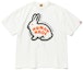 Shop HUMAN MADE FW22 兔子圖案標誌印花休閒中性T恤 HM24TE014