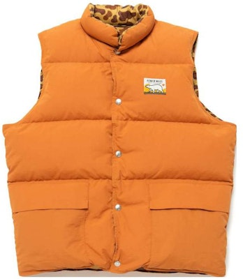 HUMAN MADE FW22 Reversible Quilted Down Vest HM24JK029 Details for HUMAN MADE FW22 Reversible Quilted Down Vest HM24JK029