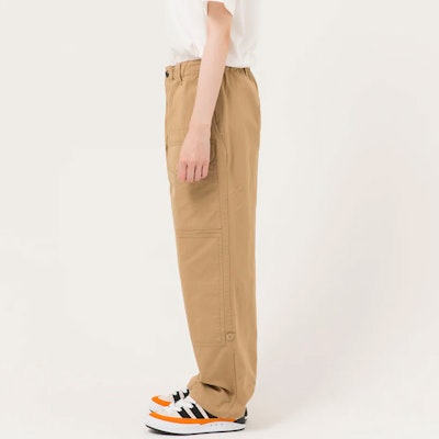 HUMAN MADE FW22 Solid Color Straight Casual Pants Men HM24PT001 4