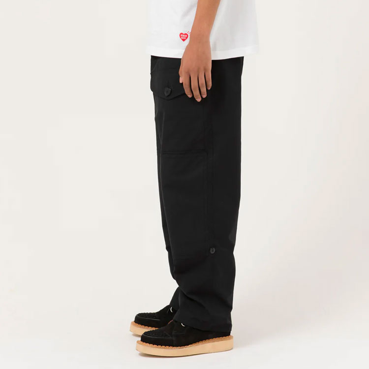 Details for HUMAN MADE FW22 Solid Color Straight Casual Pants Men HM24PT001