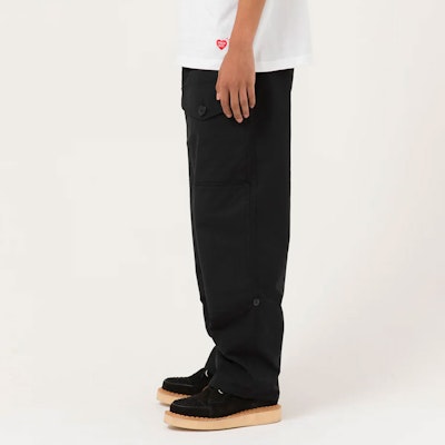 HUMAN MADE FW22 Solid Color Straight Casual Pants Men HM24PT001 Details for HUMAN MADE FW22 Solid Color Straight Casual Pants Men HM24PT001