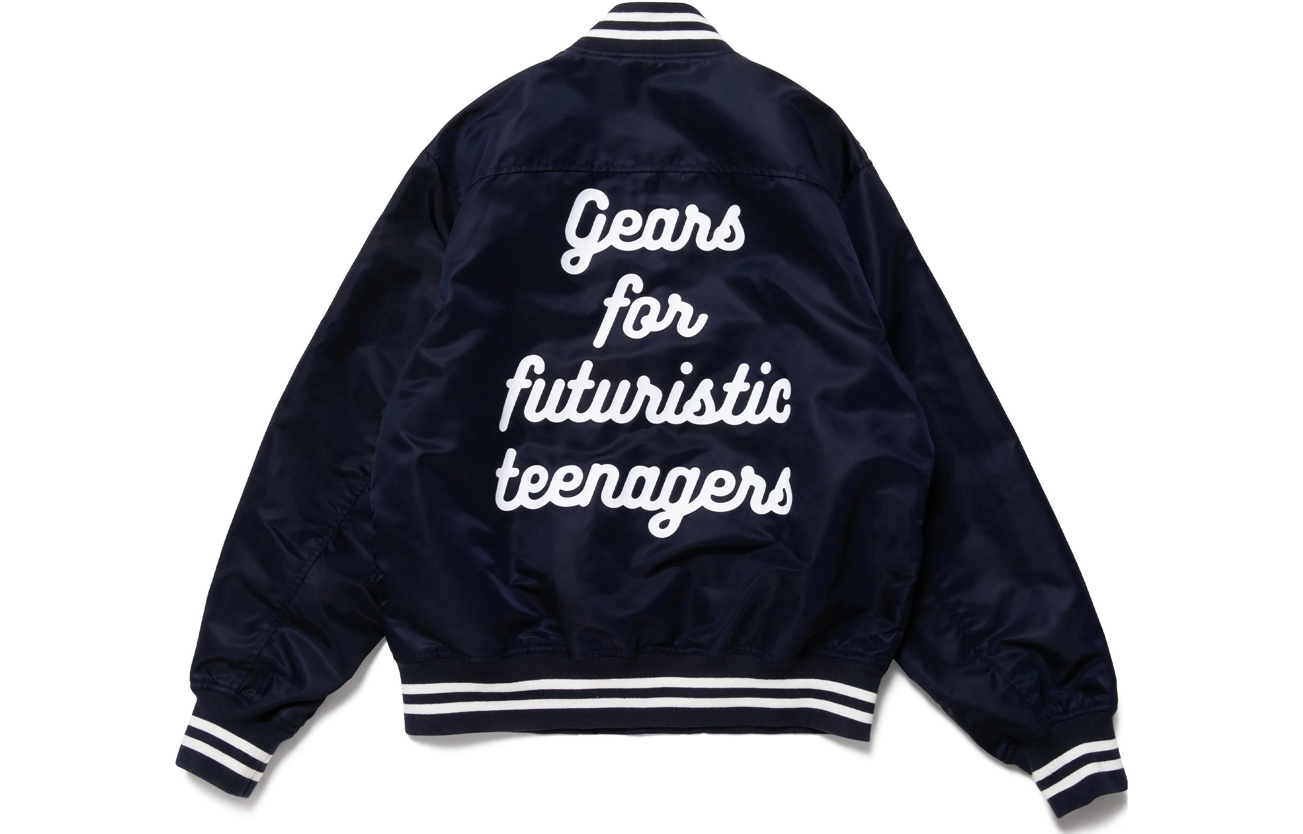 Details for HUMAN MADE FW22 Jaket Panjang Unisex Logo Hati Bergaris Baseball HM24JK003