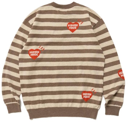 HUMAN MADE FW22 Baju Lengan Panjang Belang Logo Unisex Kuning. HM24CS033 Lookbook HUMAN MADE FW22 Baju Lengan Panjang Belang Logo Unisex Kuning. HM24CS033