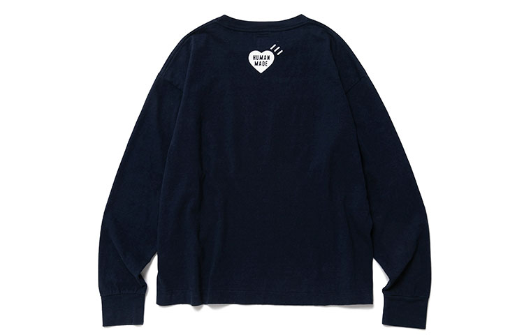 Purchase Camiseta Manga Larga HUMAN MADE FW22 Estampado Conejo Textura Irregular Hombre. HM24CS007