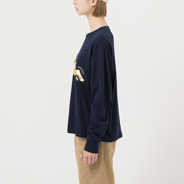 Cheap Camiseta Manga Larga HUMAN MADE FW22 Estampado Conejo Textura Irregular Hombre. HM24CS007