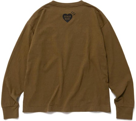 HUMAN MADE FW22 Jersey Hombre Estampado Tigre Textura Irregular Manga Larga HM24CS006 Cheap HUMAN MADE FW22 Jersey Hombre Estampado Tigre Textura Irregular Manga Larga HM24CS006