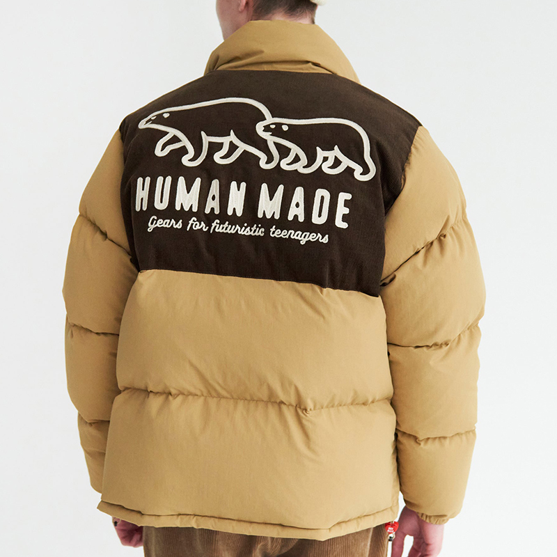 HUMAN MADE FW23 Back Embroidered Patchwork Puffer Jacket Unisex. HM26JK031 圖 12
