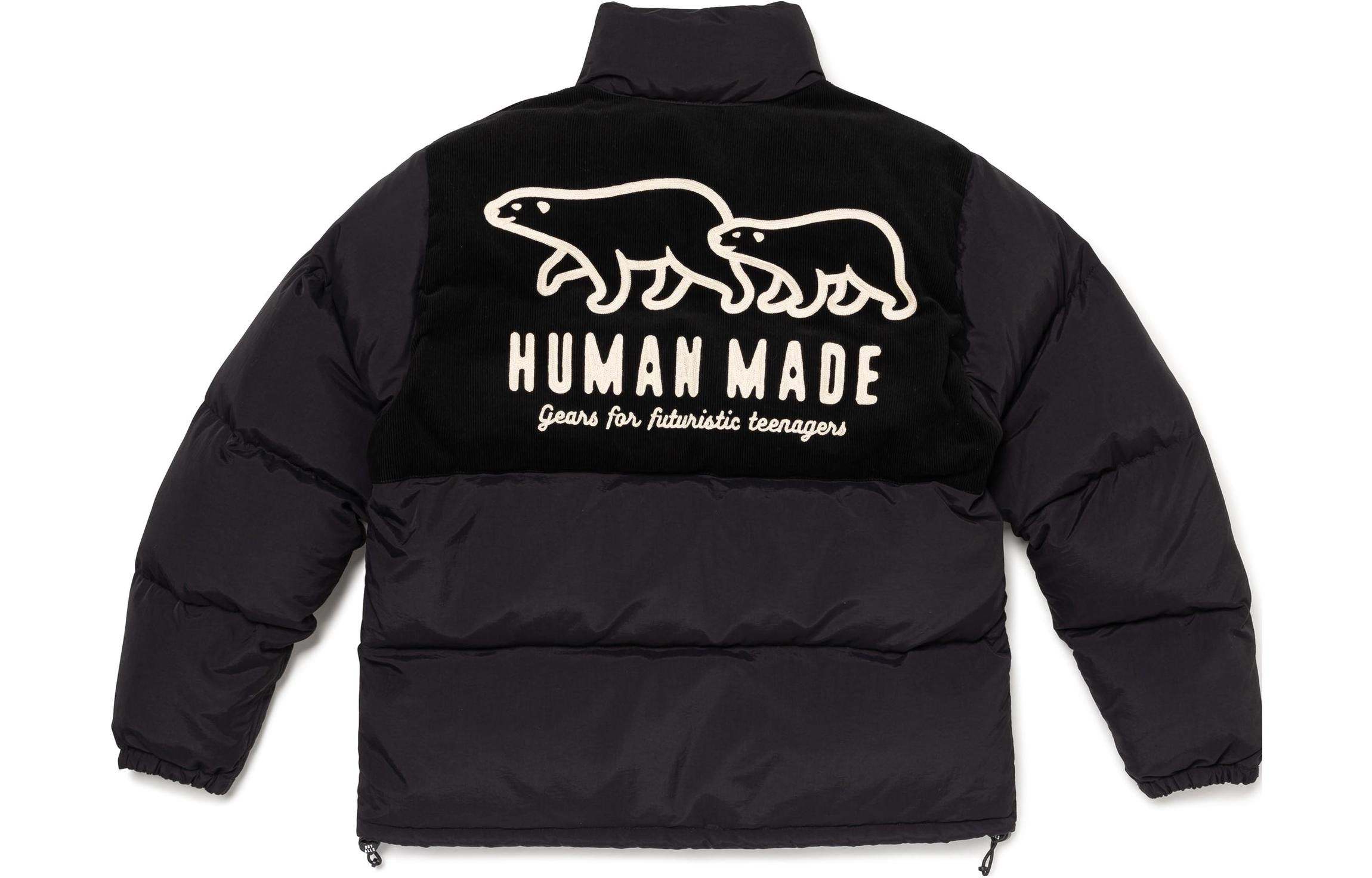 HUMAN MADE FW23 Back Embroidered Patchwork Puffer Jacket Unisex. HM26JK031 圖 2