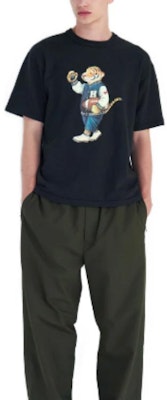 HUMAN MADE FW23 College Tiger Print Short Sleeve T-Shirt Unisex HM26TE001 Purchase HUMAN MADE FW23 College Tiger Print Short Sleeve T-Shirt Unisex HM26TE001