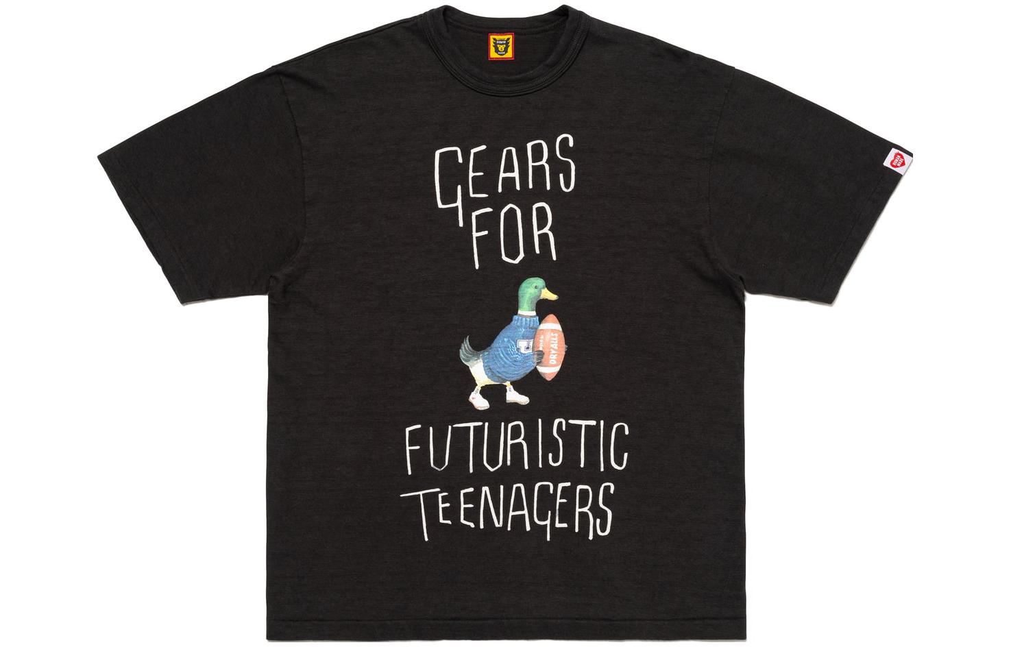 Order HUMAN MADE FW23 Collegiate Style Duck Graphic T-Shirt Unisex. HM26TE002