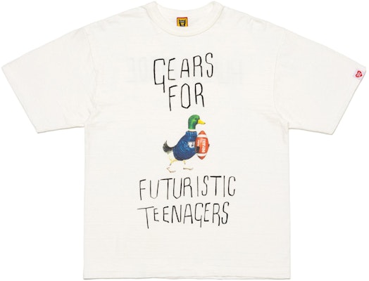 HUMAN MADE FW23 Collegiate Style Duck Graphic T-Shirt Unisex. HM26TE002 Shop HUMAN MADE FW23 Collegiate Style Duck Graphic T-Shirt Unisex. HM26TE002