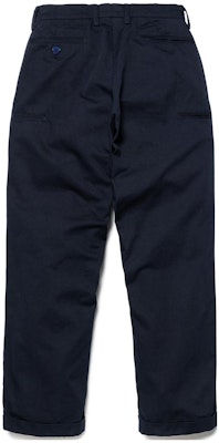 HUMAN MADE FW23 Collegiate Twill Pants with Heart Logo Embroidery Unisex. HM26PT004 Lookbook HUMAN MADE FW23 Collegiate Twill Pants with Heart Logo Embroidery Unisex. HM26PT004