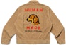 Lookbook HUMAN MADE FW23灯芯绒工装夹克腊肠狗刺绣男女同款浅棕色 HM26JK005