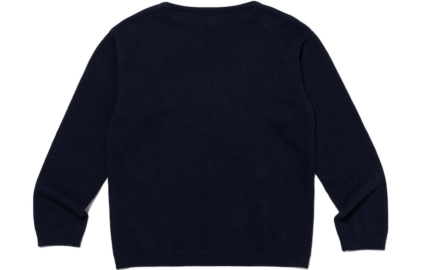 Sizing HUMAN MADE FW23棉质心形印花针织毛衣男女同款工装风。 HM26CS030