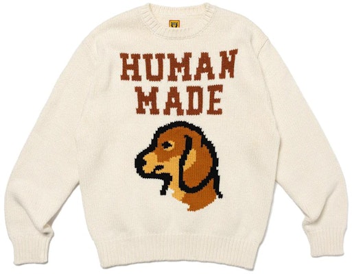 HUMAN MADE FW23 Baju Knit Unisex Corak Anjing Dachshund. HM26CS038 Buy HUMAN MADE FW23 Baju Knit Unisex Corak Anjing Dachshund. HM26CS038