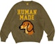 Details for HUMAN MADE FW23 Baju Knit Unisex Corak Anjing Dachshund. HM26CS038