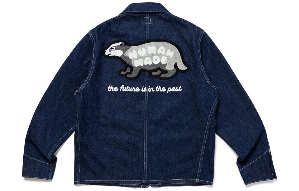 HUMAN MADE FW23 Dachshund Embroidered Denim Jacket Unisex Blue. HM26JK007 圖 3