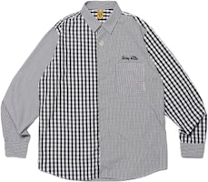 HUMAN MADE FW23 Dachshund Plaid Long Sleeve Shirt Unisex Black HM26SH004 HUMAN MADE FW23 Dachshund Plaid Long Sleeve Shirt Unisex Black HM26SH004