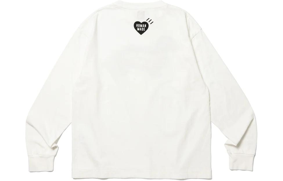 Purchase HUMAN MADE FW23 臘腸狗印花竹棉長袖T恤 男女適用 HM26CS005