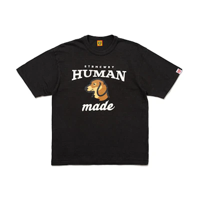 HUMAN MADE FW23 Dachshund Series Dog Print Bamboo Cotton Unisex T-Shirt. HM26TE006