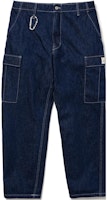 HUMAN MADE FW23 Dachshund Series Retro Denim Work Pants Unisex Blue HM26PT008 HUMAN MADE FW23 Dachshund Series Retro Denim Work Pants Unisex Blue HM26PT008