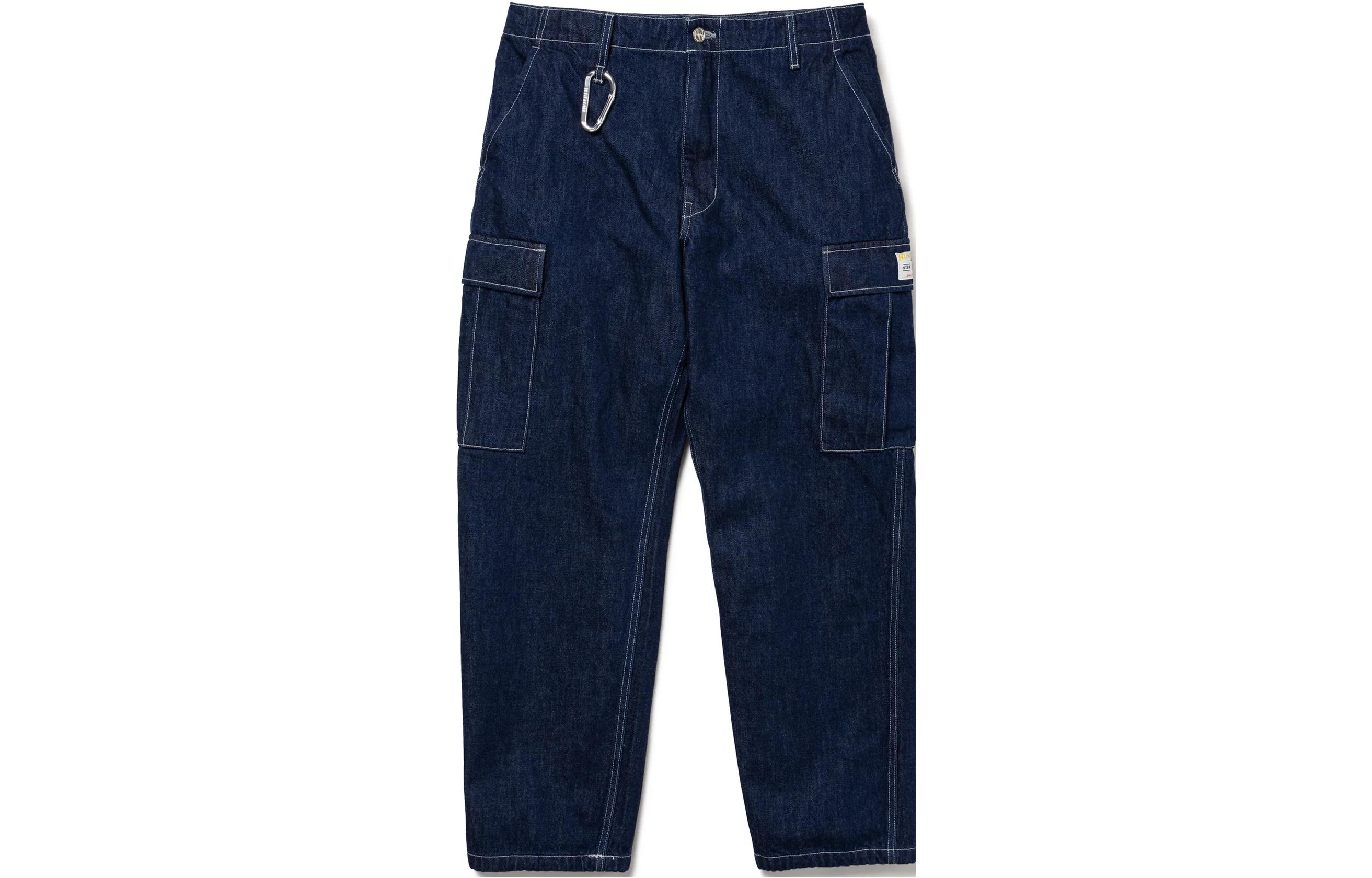 Order HUMAN MADE FW23 Pantalones de Trabajo Retro Unisex Azul Serie Dachshund Denim HM26PT008