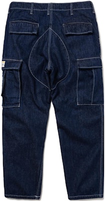 HUMAN MADE FW23 Pantalones de Trabajo Retro Unisex Azul Serie Dachshund Denim HM26PT008 Lookbook HUMAN MADE FW23 Pantalones de Trabajo Retro Unisex Azul Serie Dachshund Denim HM26PT008