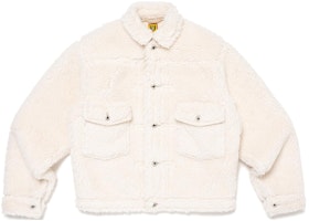 HUMAN MADE FW23 Fleece Jacket Heart Embroidery Logo Unisex Outerwear. HM26JK034 HUMAN MADE FW23 Fleece Jacket Heart Embroidery Logo Unisex Outerwear. HM26JK034