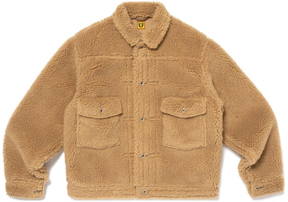 HUMAN MADE FW23 Jaket Fleece Logo Bordir Hati Unisex. HM26JK034 Order HUMAN MADE FW23 Jaket Fleece Logo Bordir Hati Unisex. HM26JK034