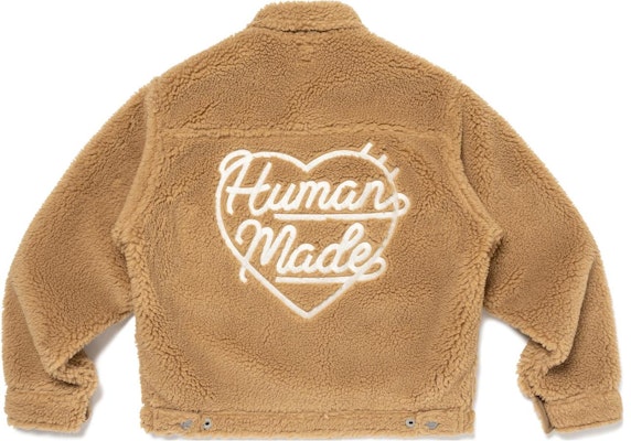 HUMAN MADE FW23 Jaket Fleece Logo Bordir Hati Unisex. HM26JK034 Lookbook HUMAN MADE FW23 Jaket Fleece Logo Bordir Hati Unisex. HM26JK034