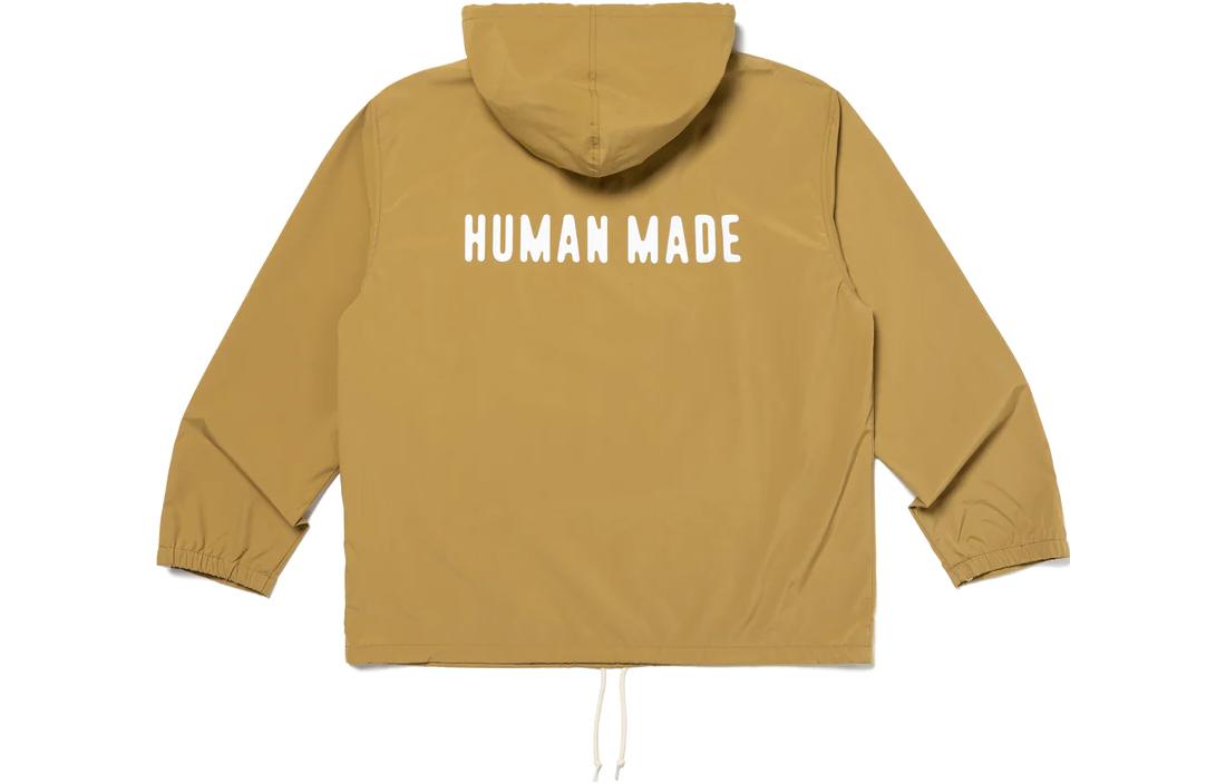 Lookbook HUMAN MADE FW23 Jaket Hoodie Anorak Half-Zip Logo Unisex. HM26JK017