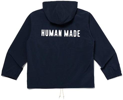 HUMAN MADE FW23 Jaket Hoodie Anorak Half-Zip Logo Unisex. HM26JK017 Purchase HUMAN MADE FW23 Jaket Hoodie Anorak Half-Zip Logo Unisex. HM26JK017