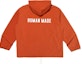 Sizing HUMAN MADE FW23 Jaket Hoodie Anorak Half-Zip Logo Unisex. HM26JK017