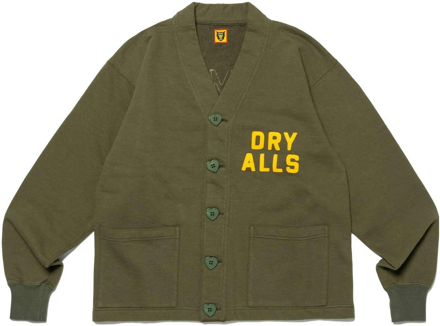 human-made-fw-23-heart-button-knit-cardigan-unisex-with-logo-design-hm-26-cs-029