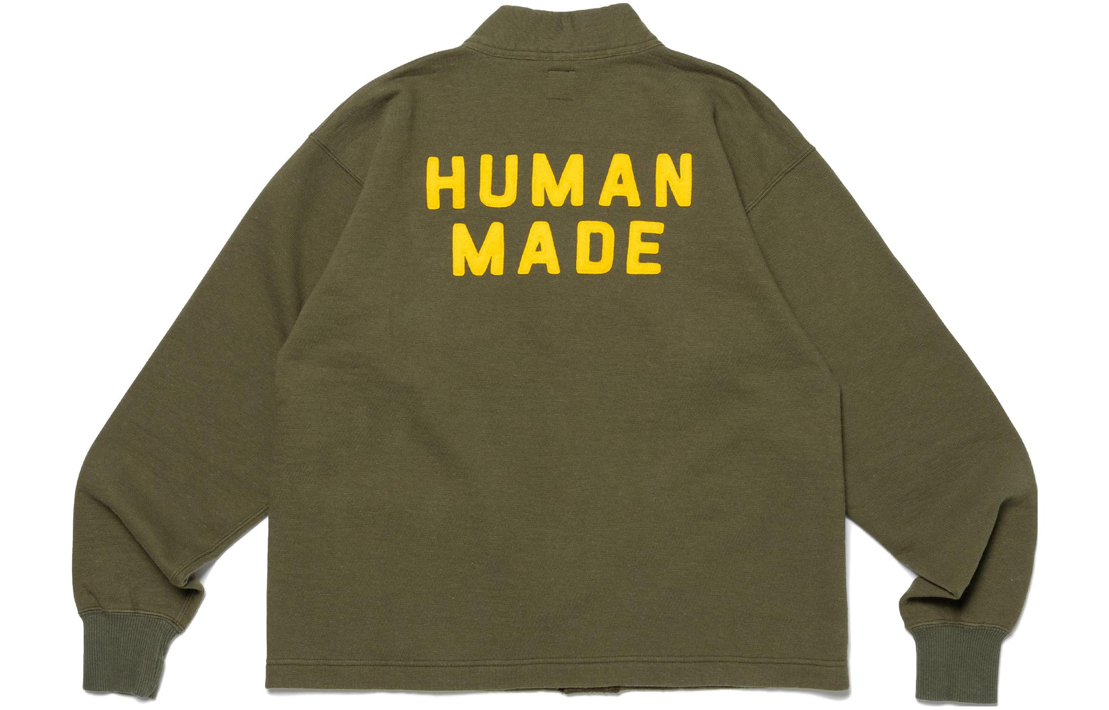 Purchase HUMAN MADE FW23 Heart Button Knit Cardigan Unisex with Logo Design HM26CS029