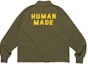 Purchase HUMAN MADE FW23 Heart Button Knit Cardigan Unisex with Logo Design HM26CS029