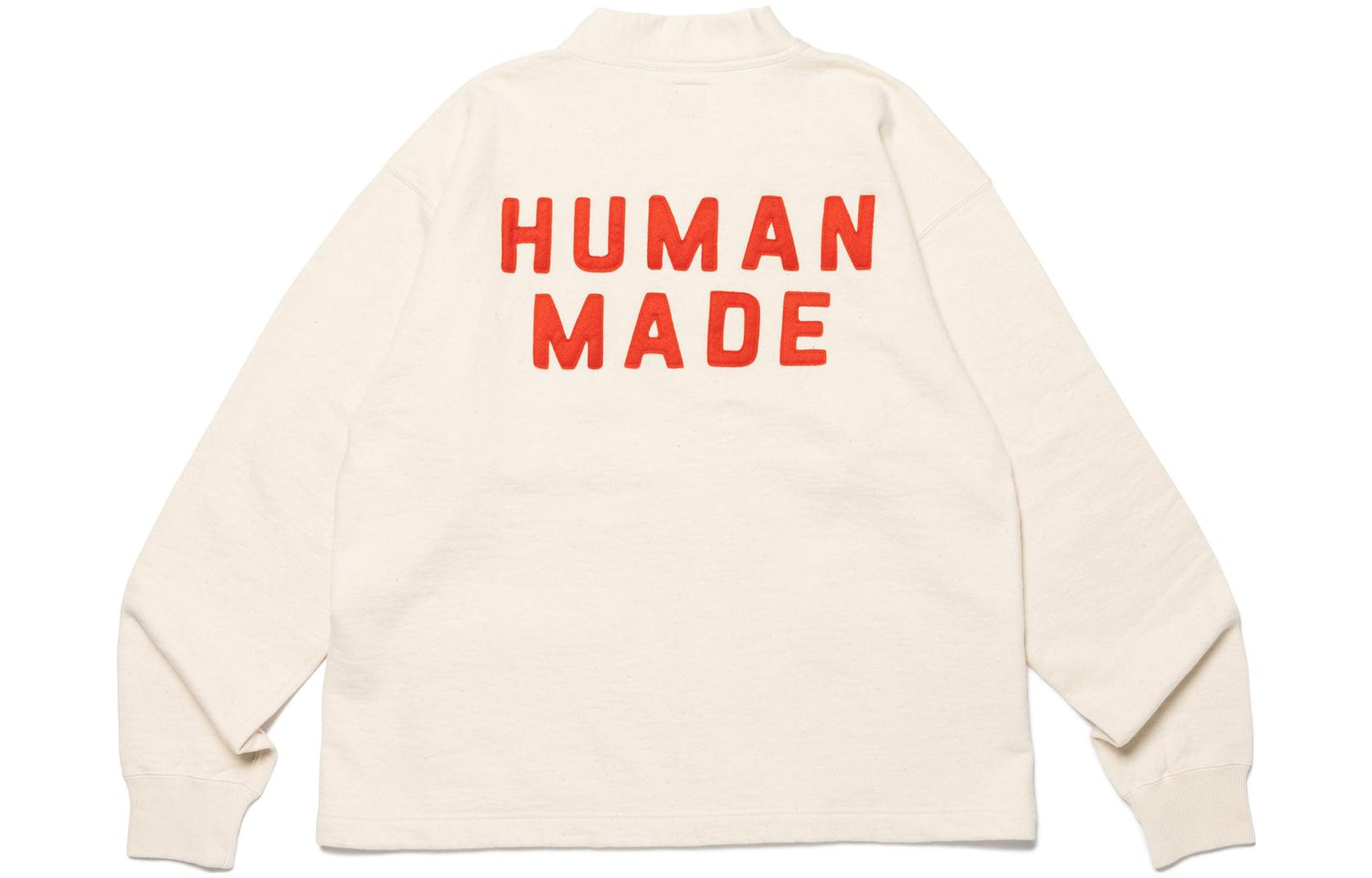 Sizing HUMAN MADE FW23 Heart Button Knit Cardigan Unisex with Logo Design HM26CS029